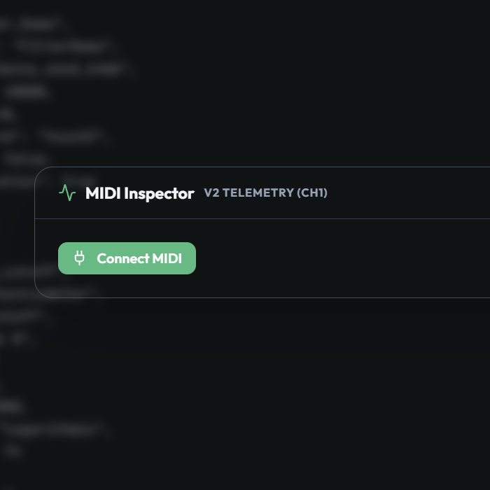 MIDI Inspector Dialog