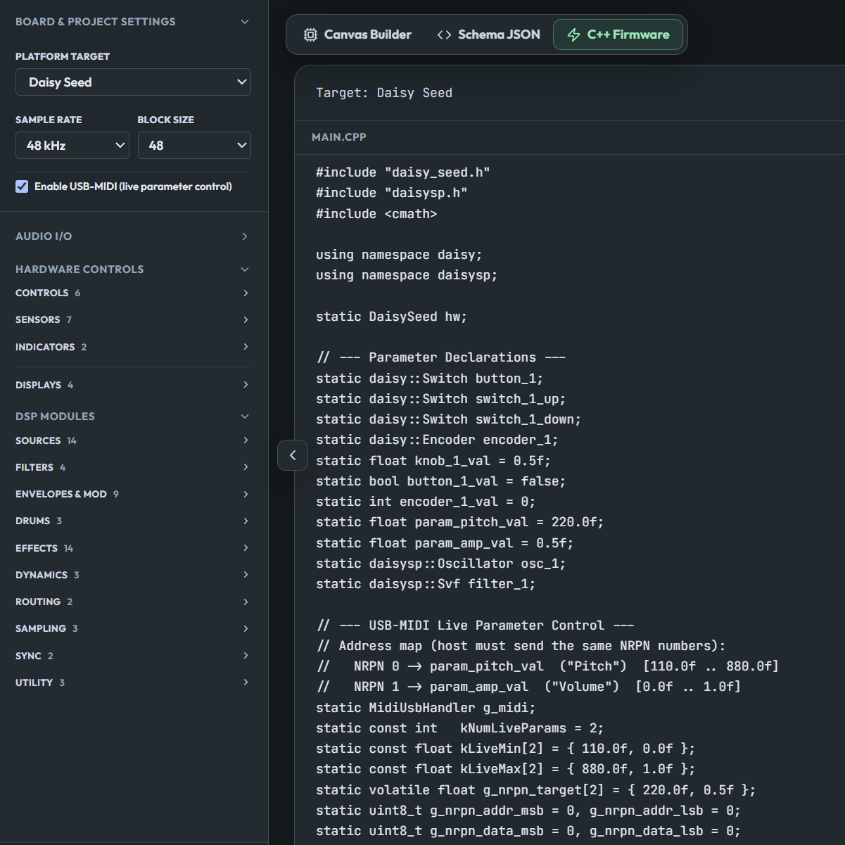 Simple Synth Patch in Ondakit